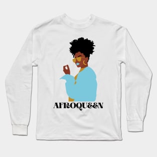 Afroqueen, Afro american Long Sleeve T-Shirt